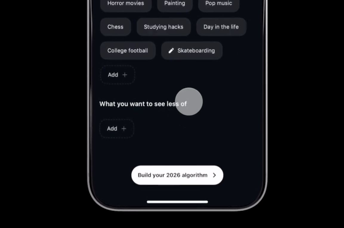 Instagram Build your 2026 algorithm