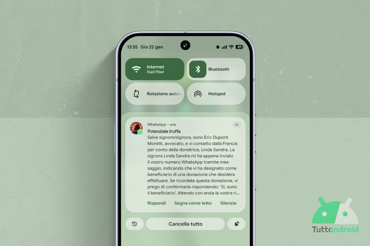 La nuova truffa su WhatsApp arriva dalla Francia: no, nessuno vuole farvi una donazione