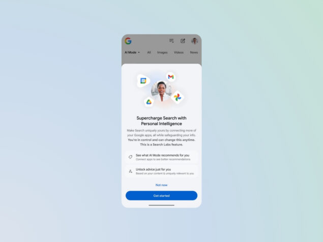 Ricerca Google - Personal Intelligence nella AI Mode Hero