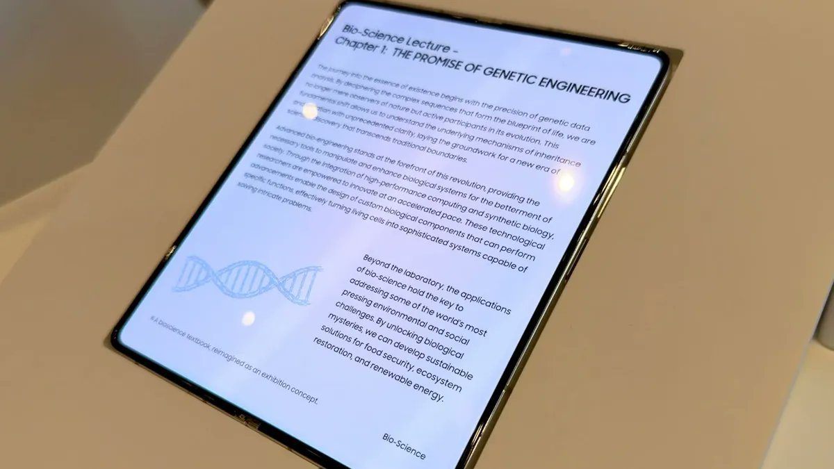 Samsung Display pieghevole OLED 1
