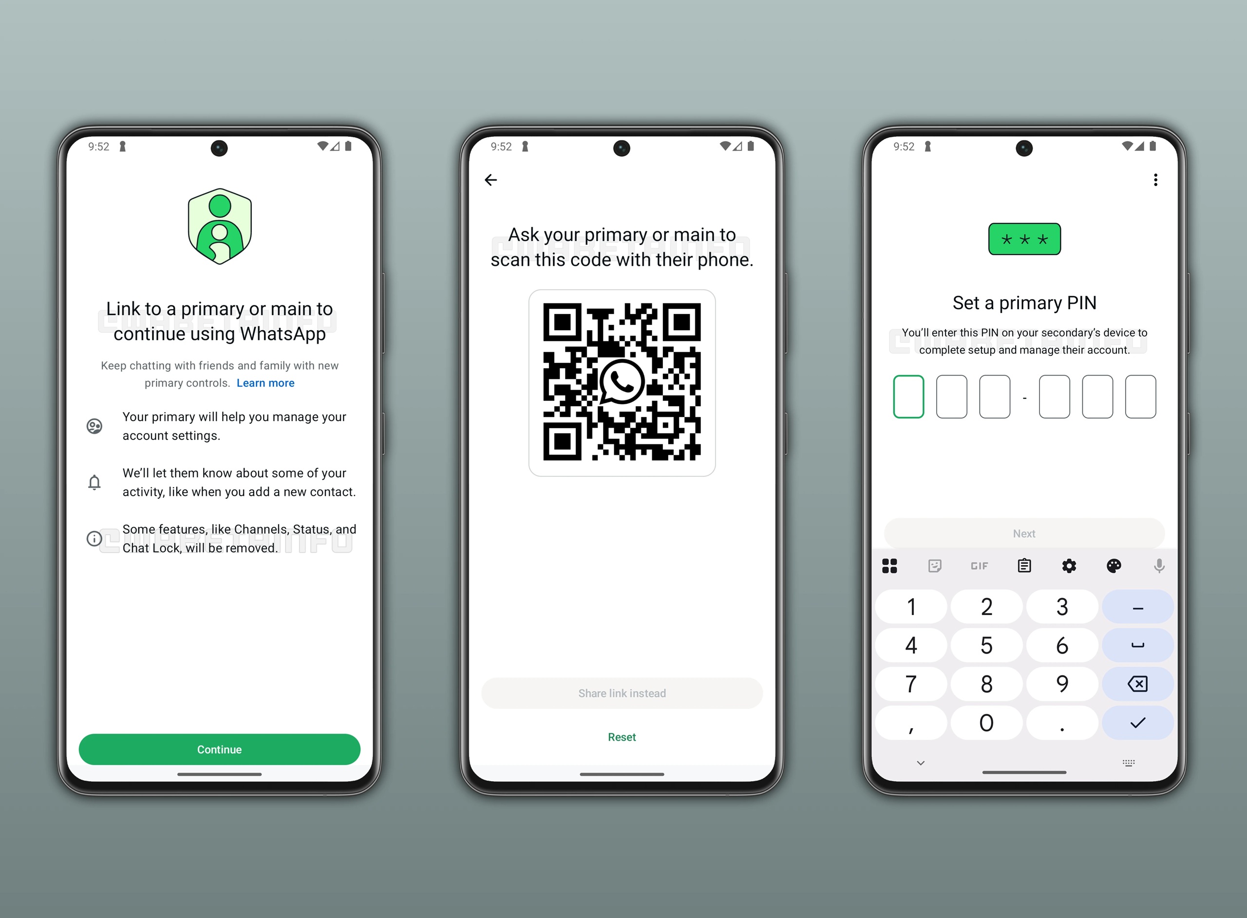 WhatsApp Beta v2.26.3.6 - Funzioni privacy controllo parentale WBI