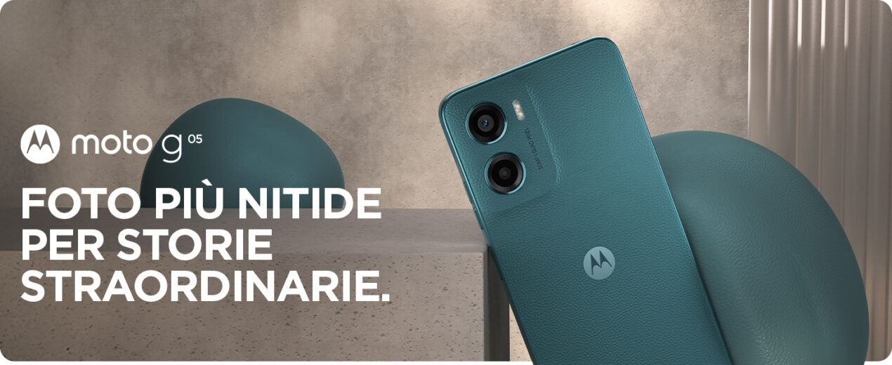 Sotto gli 80€ Motorola Moto G05 è imperdibile: scopri l'offerta di oggi su Amazon