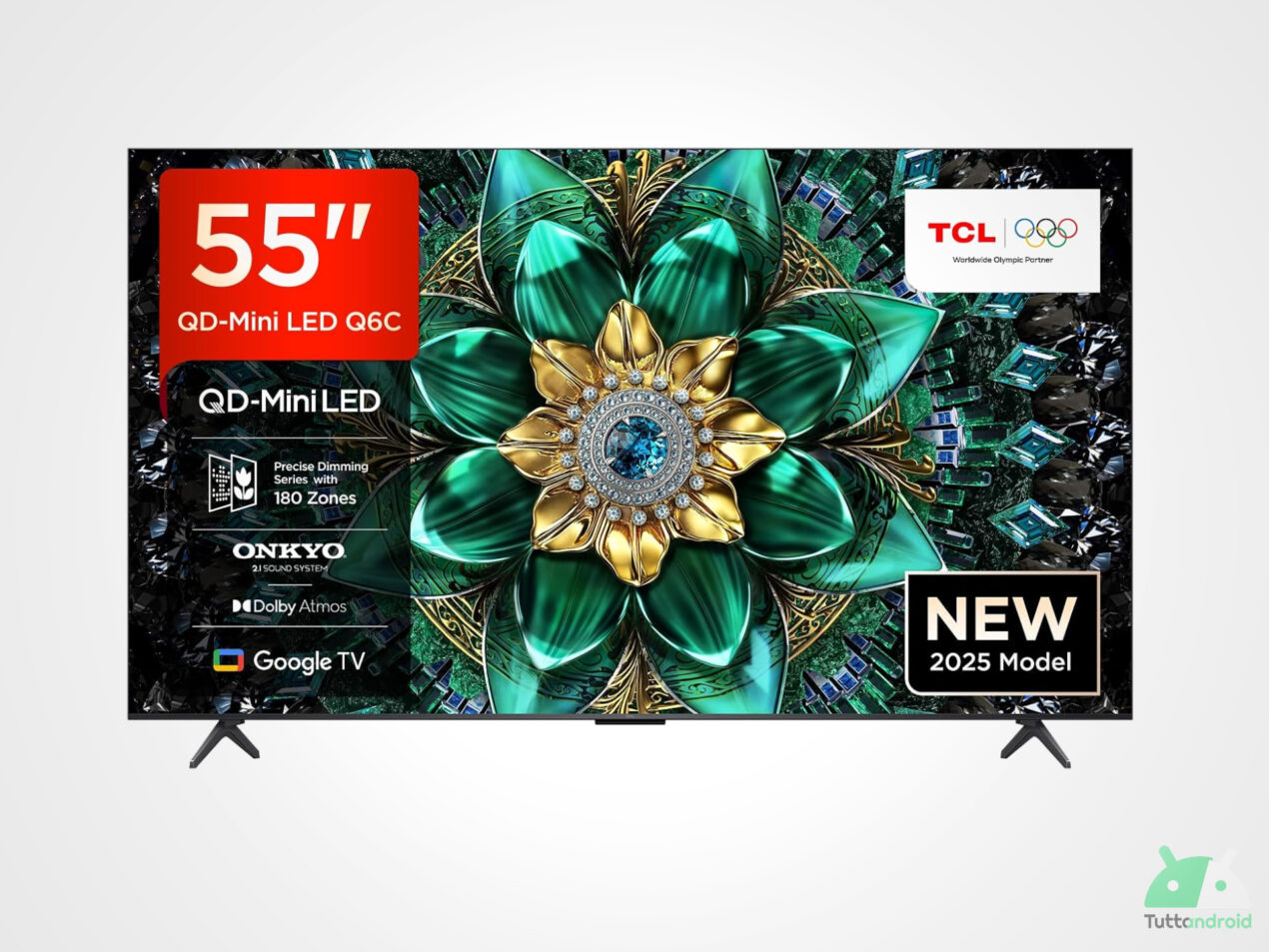 Google TV + QD-Mini LED a 144Hz: questo televisore TCL oggi è un affare su Amazon a meno di 400€