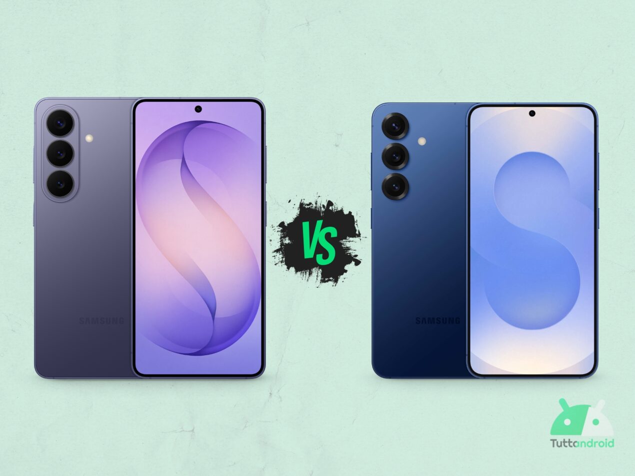 Samsung Galaxy S26 vs Galaxy S25: il confronto sulla carta