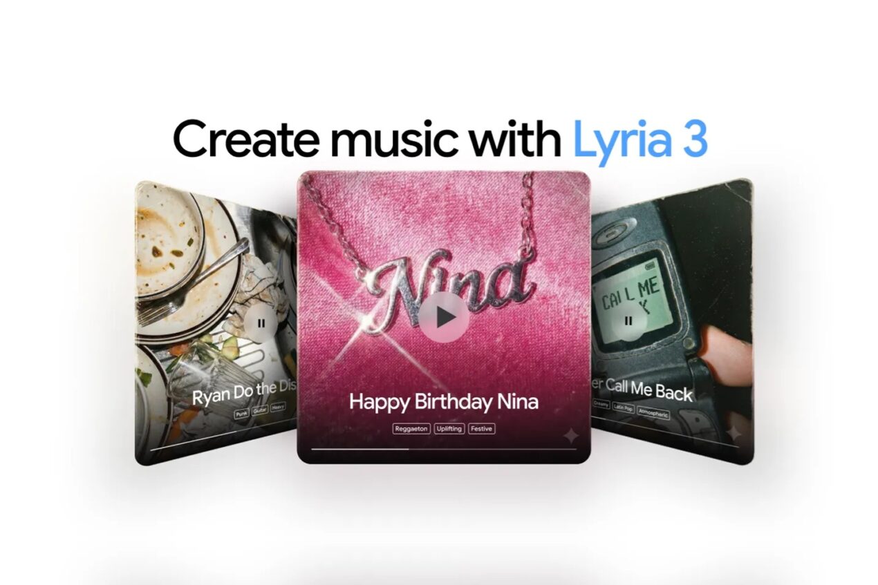Google aggiunge Lyria 3 a Gemini: l'assistente diventa il nostro produttore musicale