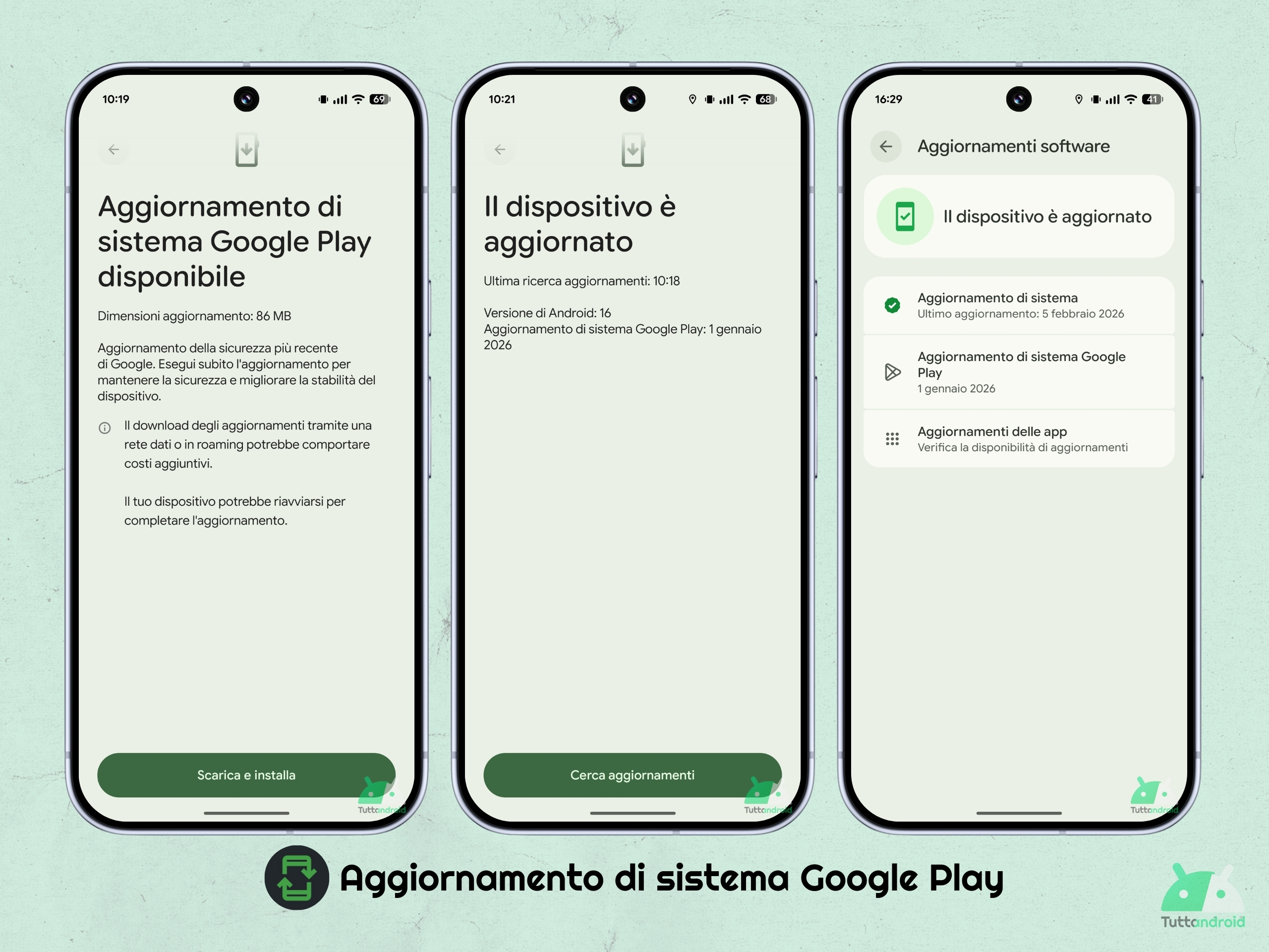 Google Pixel 10 Pro XL - Aggiornamento di sistema Google Play ancora 1 gennaio 2026