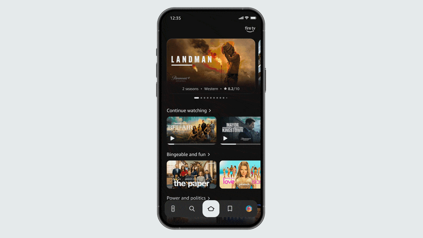 Nuova app mobile Amazon Fire TV - febbraio 2026 demo