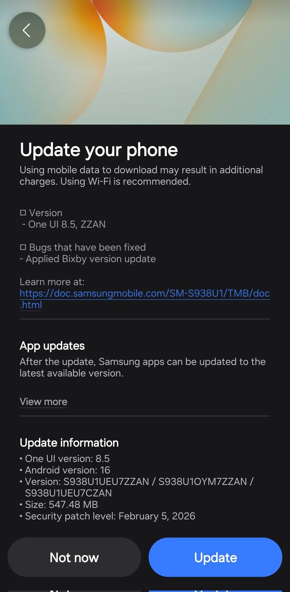 Samsung Galaxy S25 Ultra - One UI 8.5 Beta 5 - ZZAN by Sammobile