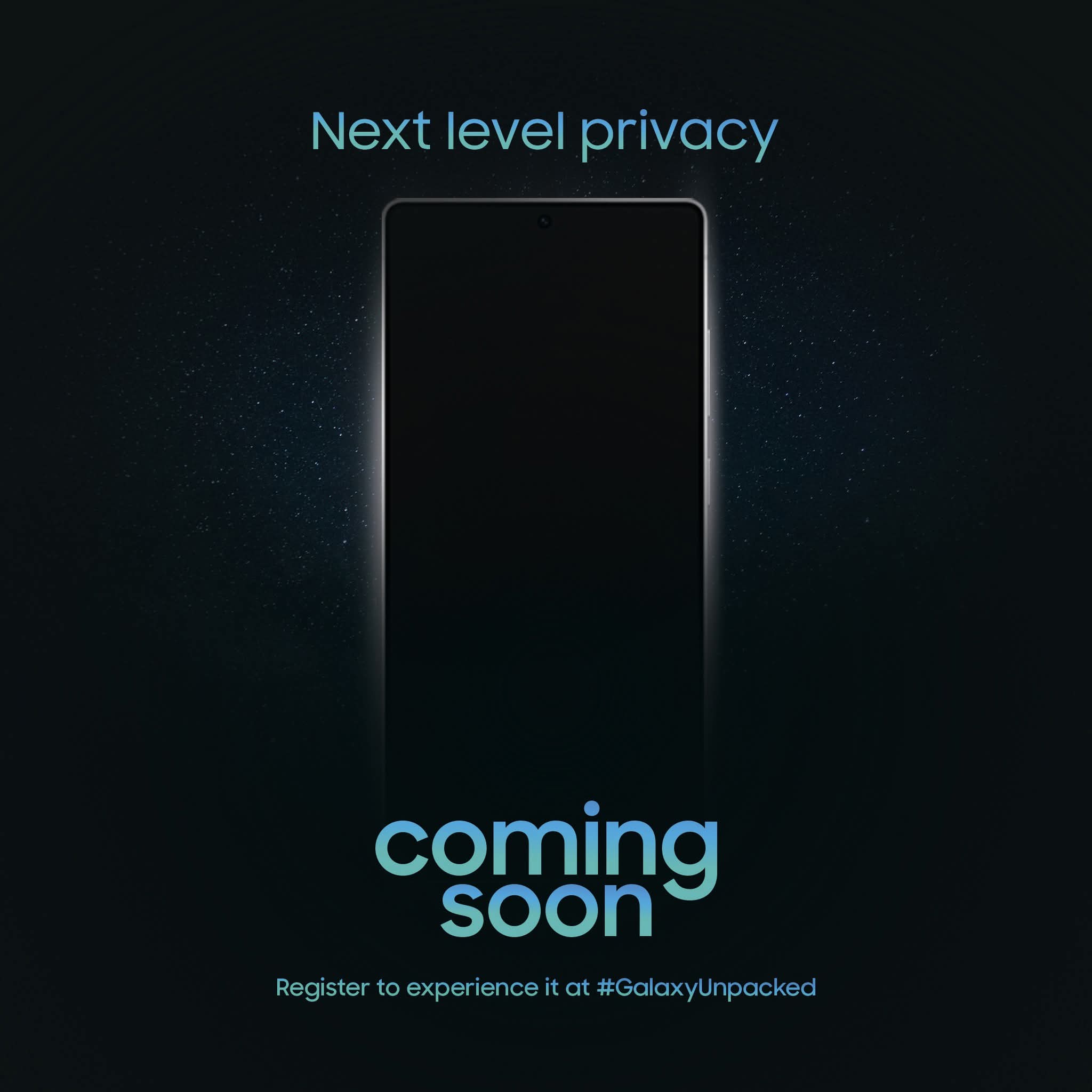 Samsung Galaxy S26 Ultra teaser privacy display leak