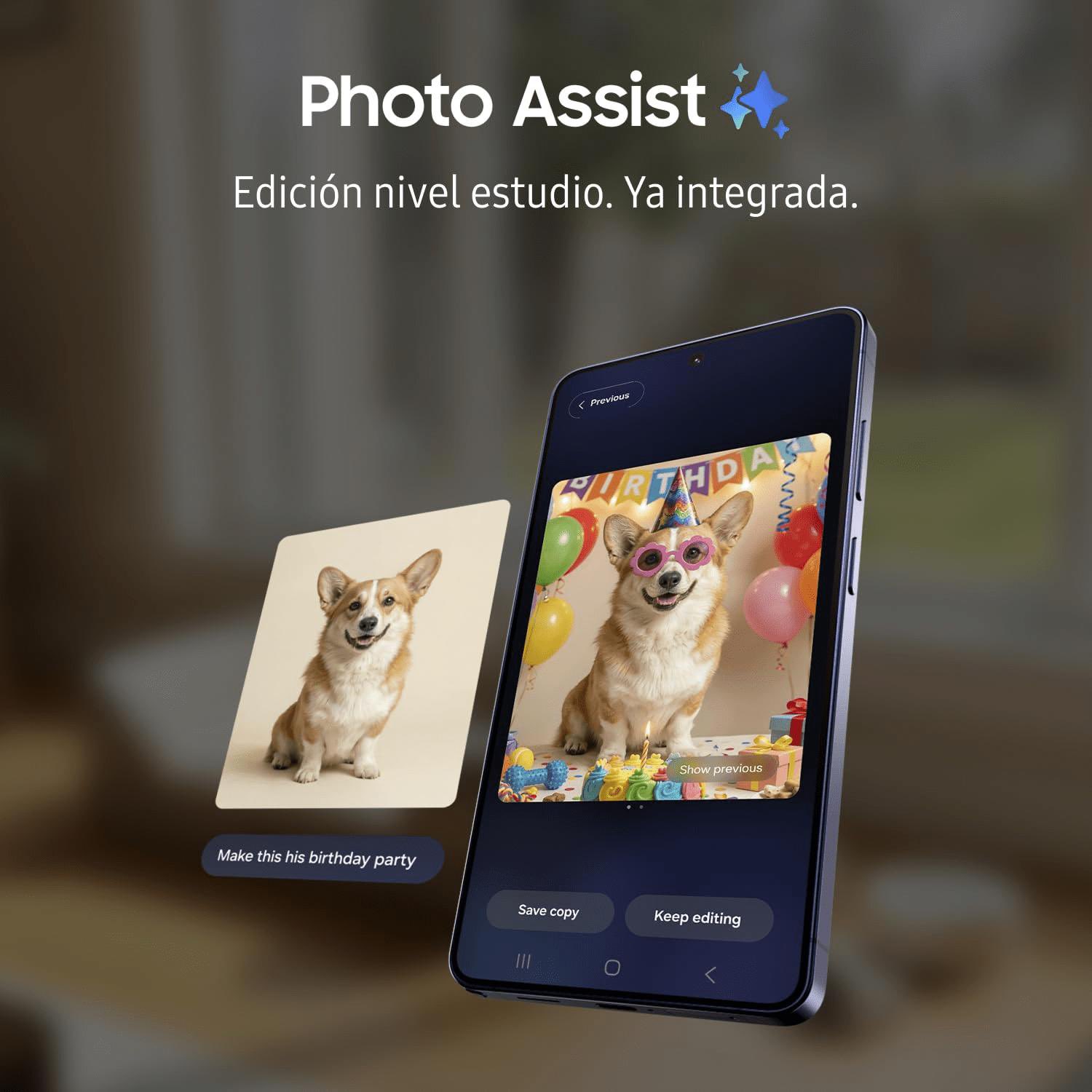 Samsung Galaxy S26 - materiale stampa leak - funzione Photo Assist della Galaxy AI