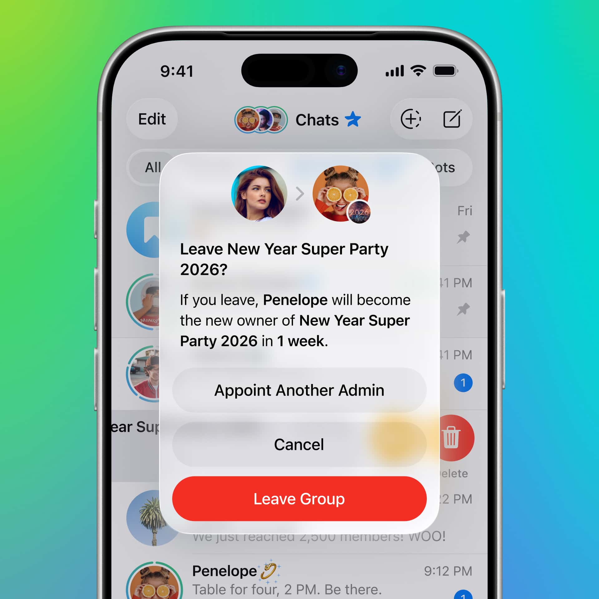 Telegram - aggiornamento febbraio 2026 - 03 eredità gruppi