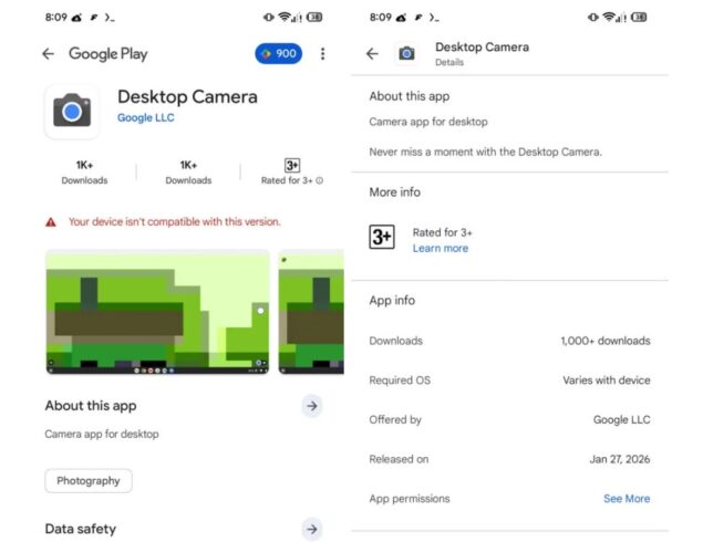 desktop camera