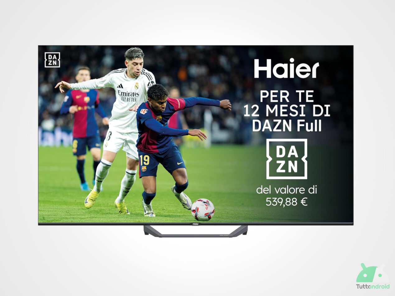 Sconto in anticipo Prime Day: la Google TV da 65 pollici con DAZN incluso crolla del 50%