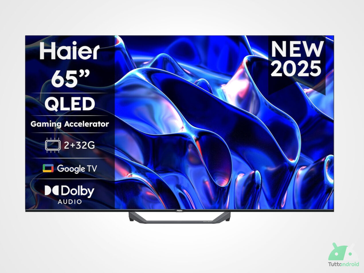 Google TV e 12 mesi di DAZN inclusi: scopri lo sconto record sulla Haier QLED da 65