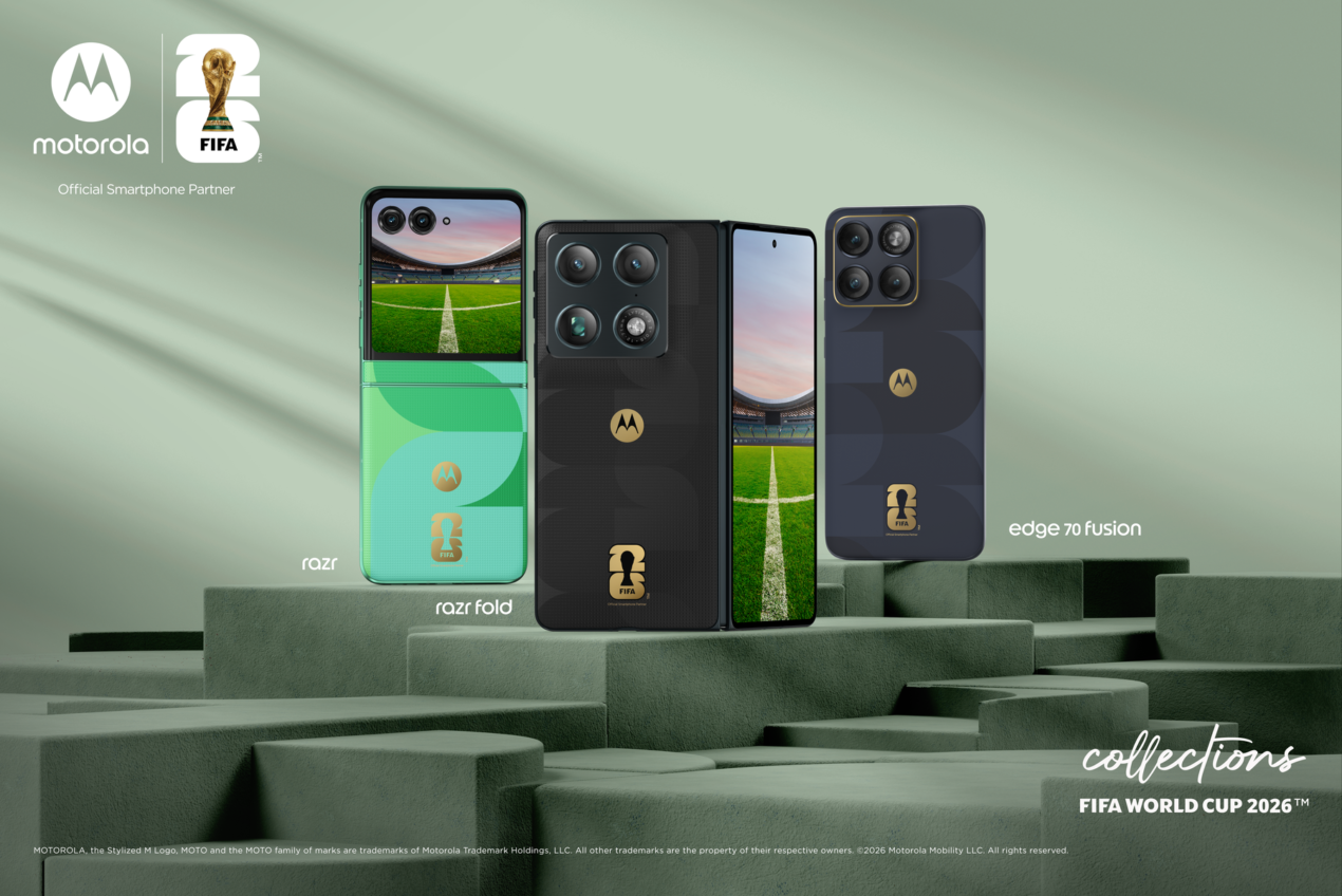 Motorola amplia la collezione FIFA World Cup 2026 con Razr Fold ed Edge 70 Fusion