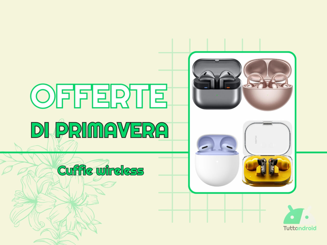 Anche le cuffie wireless sono invitate alla Festa delle Offerte di Primavera Amazon