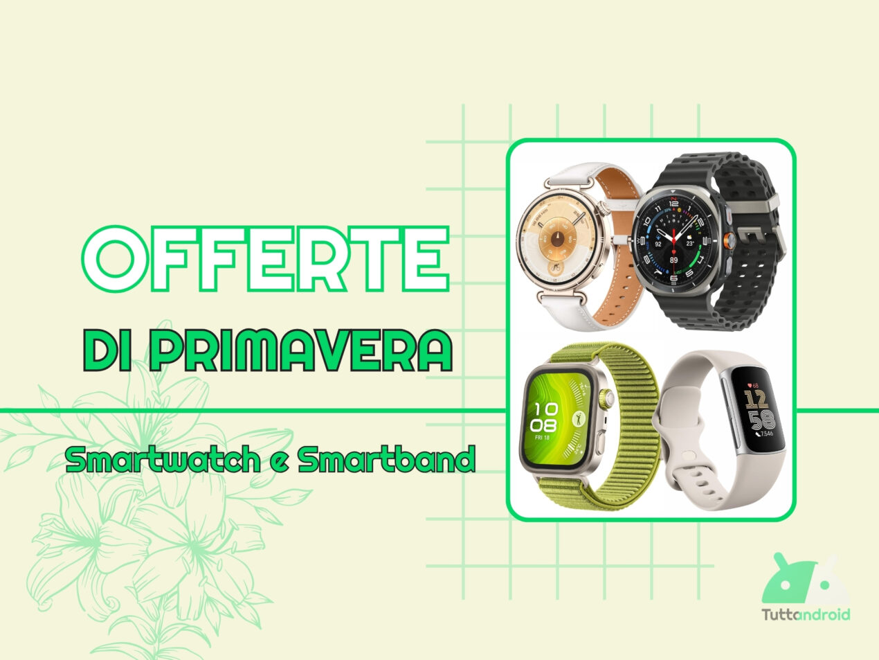 Tanti smartwatch di ogni genere e prezzo in sconto con le Offerte di Primavera di Amazon