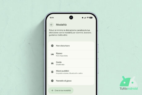 Android modalità mezzi pubblici 2026 visual hero
