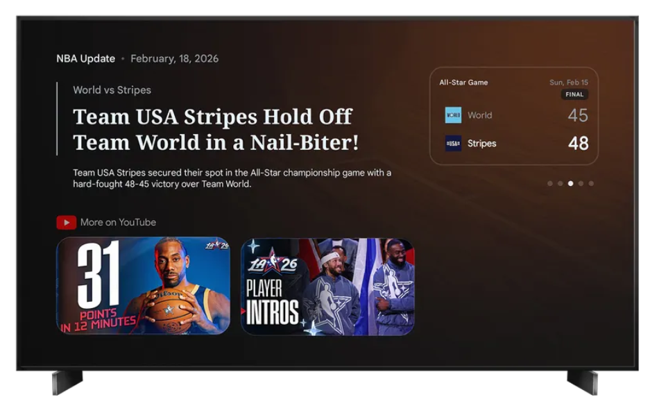 Gemini per Google TV