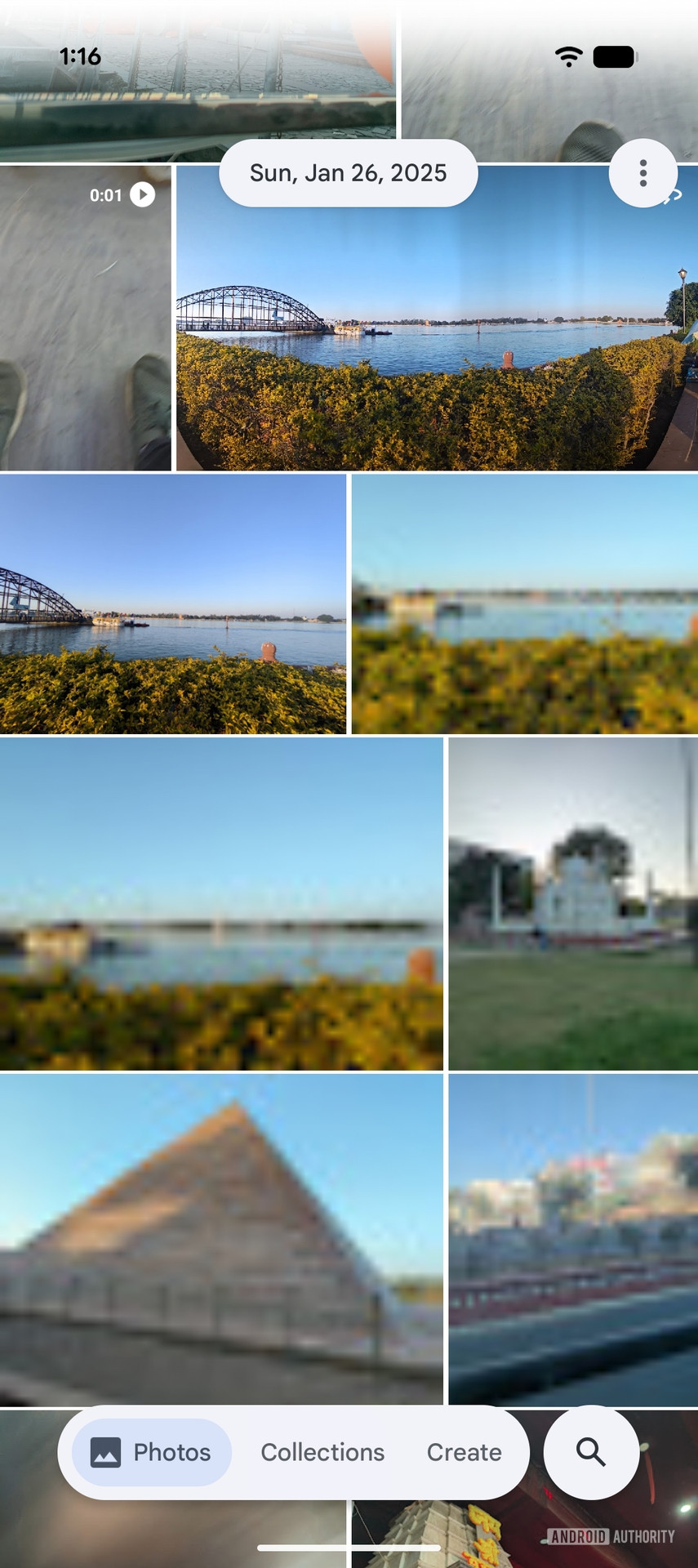 Google Foto v7.66 - UI immersiva con barra di navigazione compatta AA