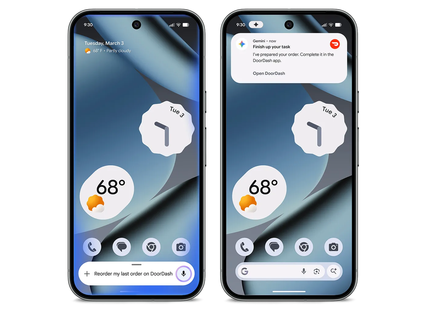 Google Pixel Drop di marzo 2026 - Gemini agenziale