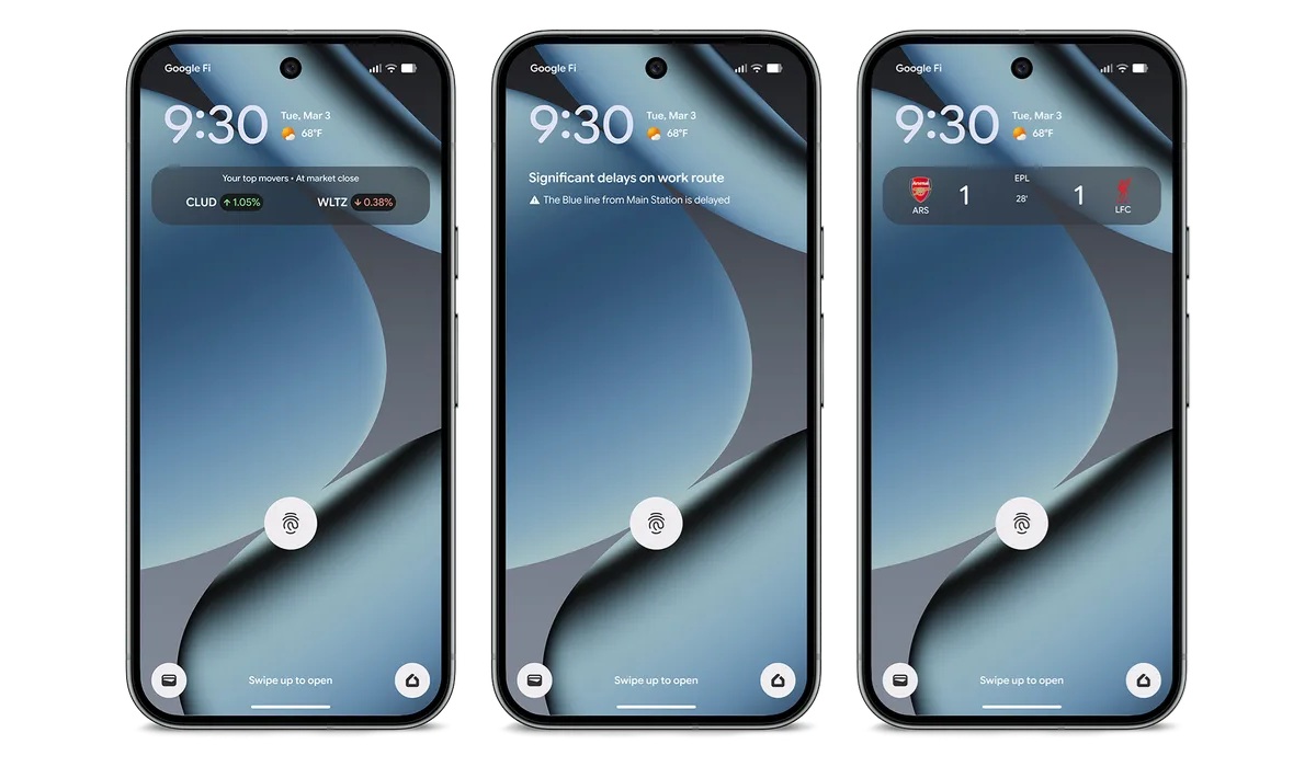Google Pixel Drop di marzo 2026 - widget Riepilogo
