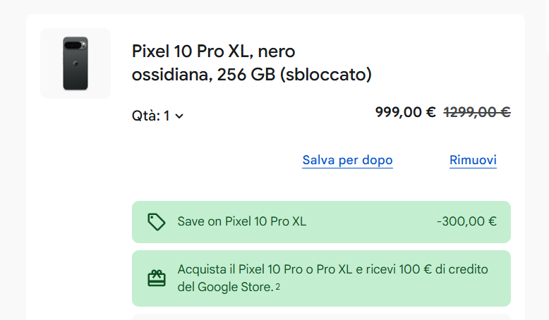 offerta Google Store