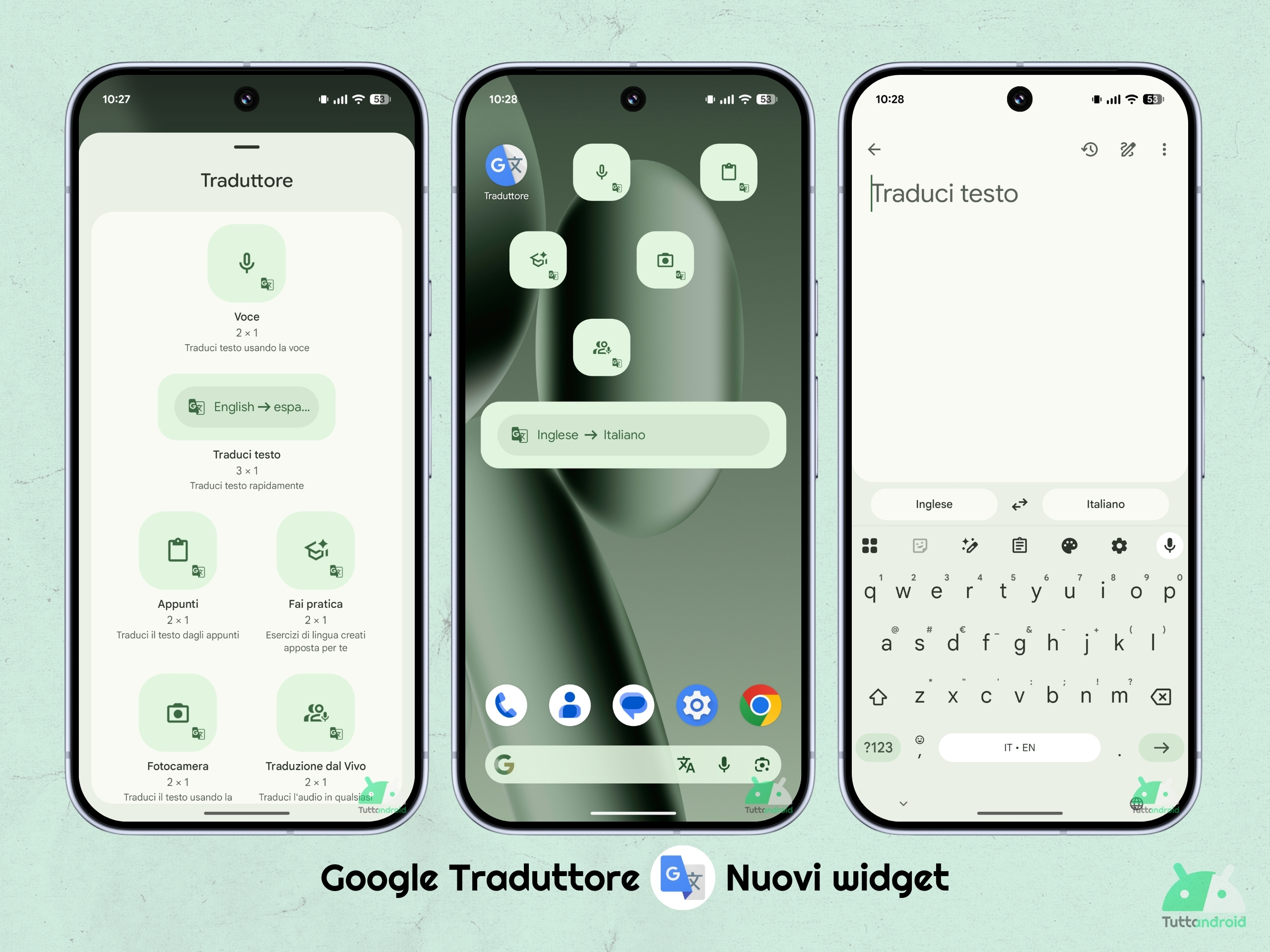 Google Traduttore v10.8.48 - Nuovi widget