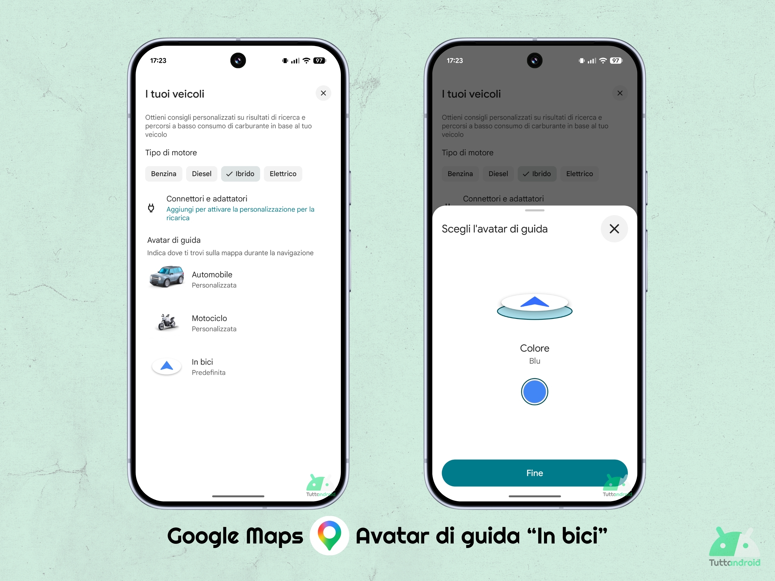 Google maps v26.11.06 - Avatar di guida in bici