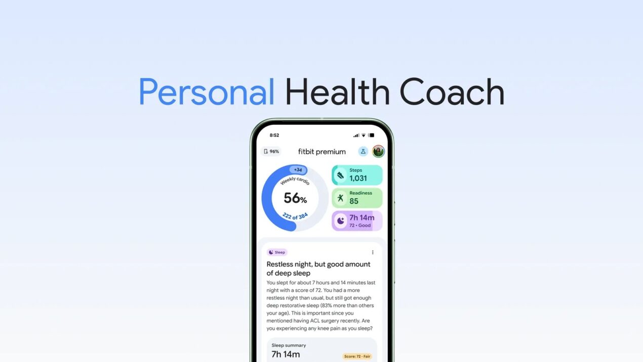 Il personal health coach IA di Fitbit sbarca in Italia e parla italiano