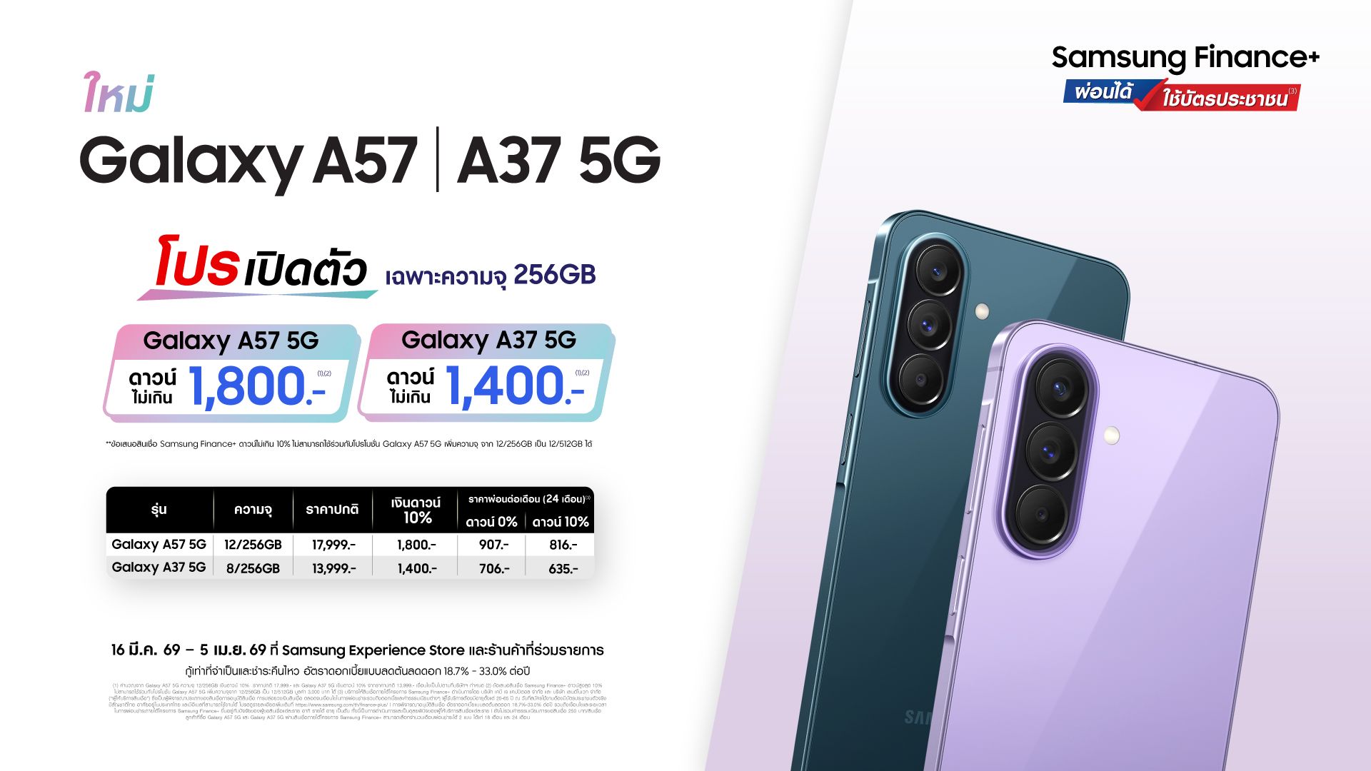 Samsung Galaxy A57 Galaxy A37