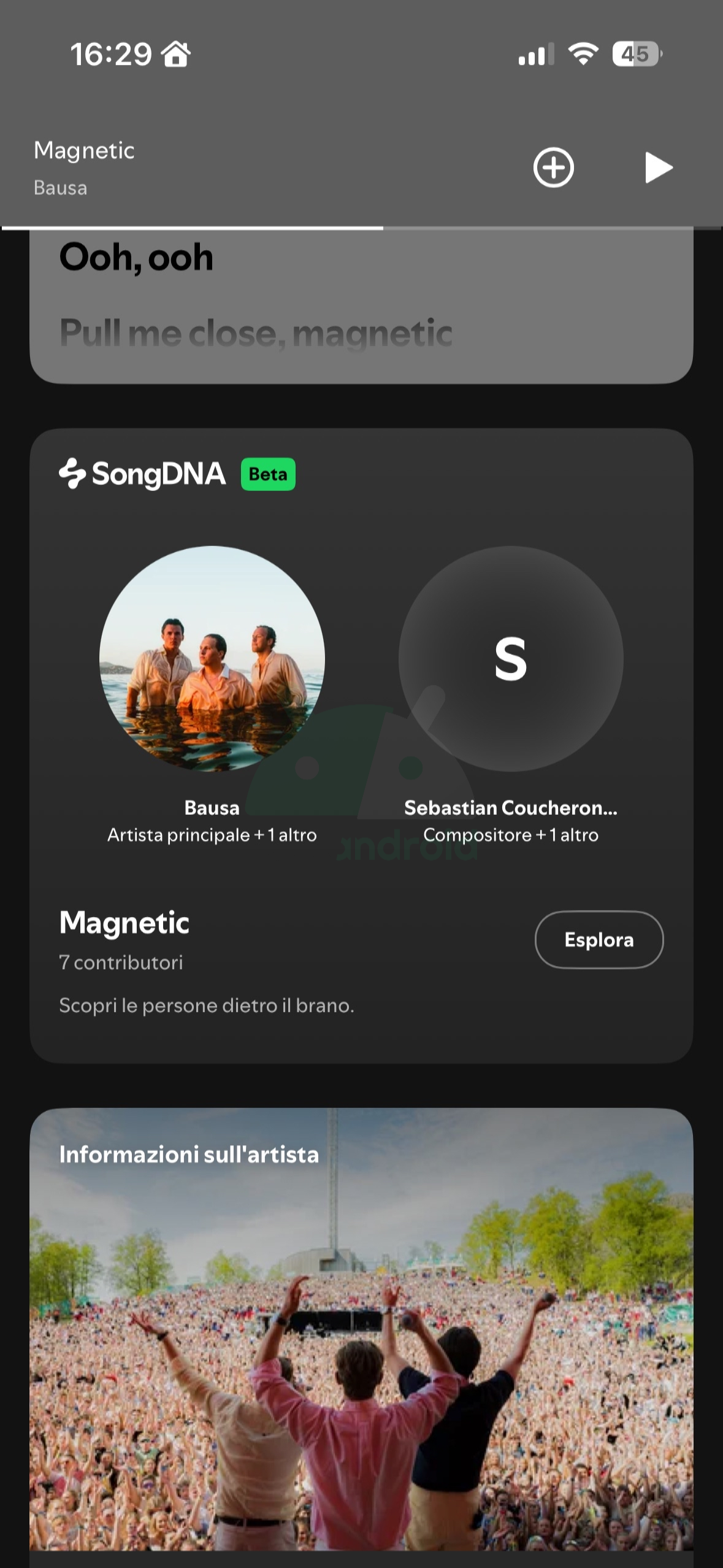 Spotify SongDNA