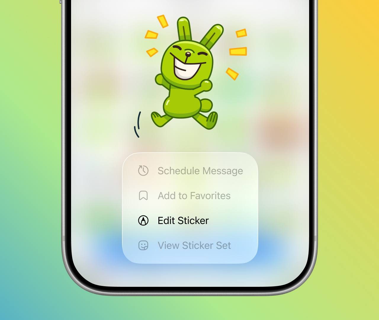 Telegram - marzo 2026 - Modifica di sticker e GIF