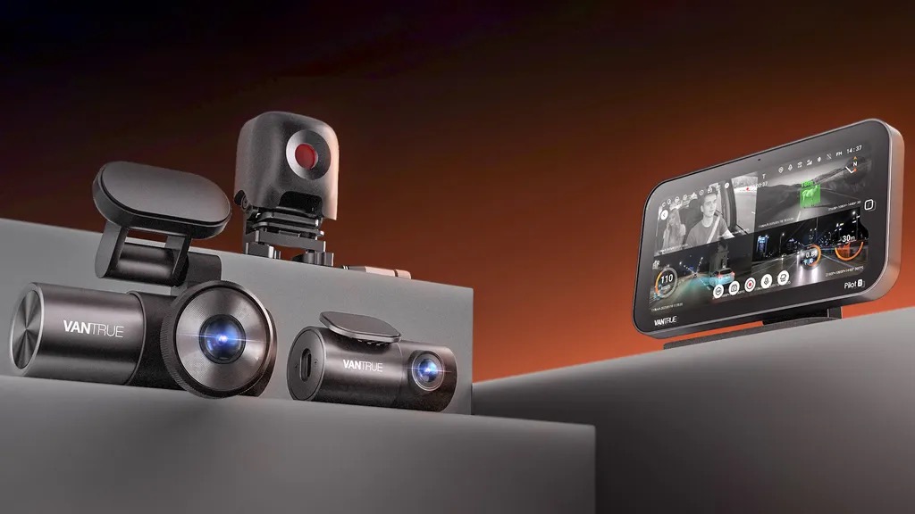 Vantrue Pilot 2 è la dash cam con termocamera e quattro canali video che vede al buio