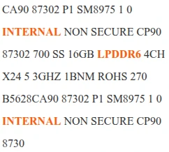 snapdragon 8 elite gen 6 pro ram lpddr6 leak samsung galaxy s27 ultra