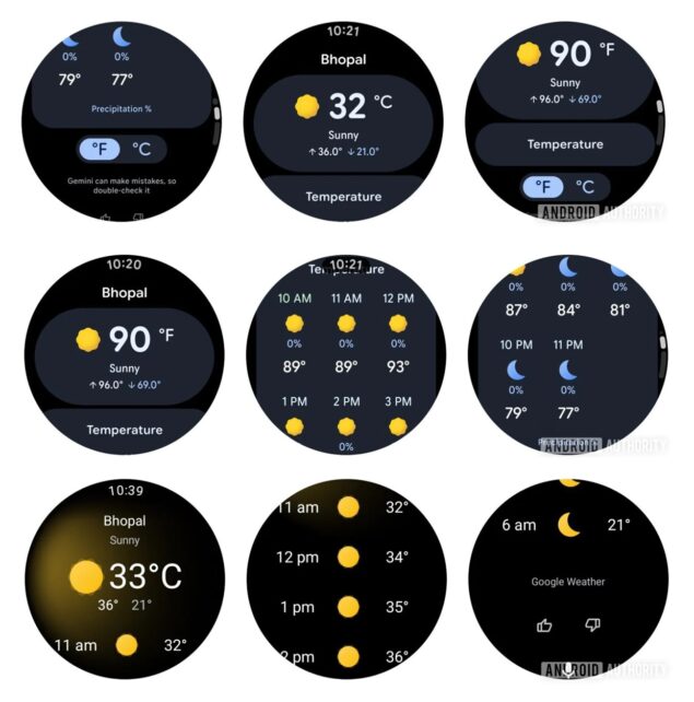 google meteo wear os