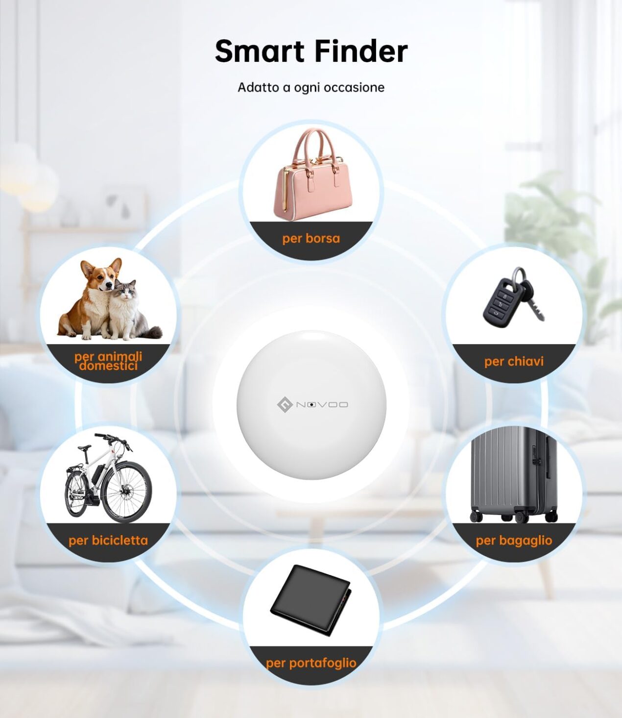 Offertona Amazon per tracciare tutto: Kit da 4 localizzatori per Android e iOS sotto i 10€