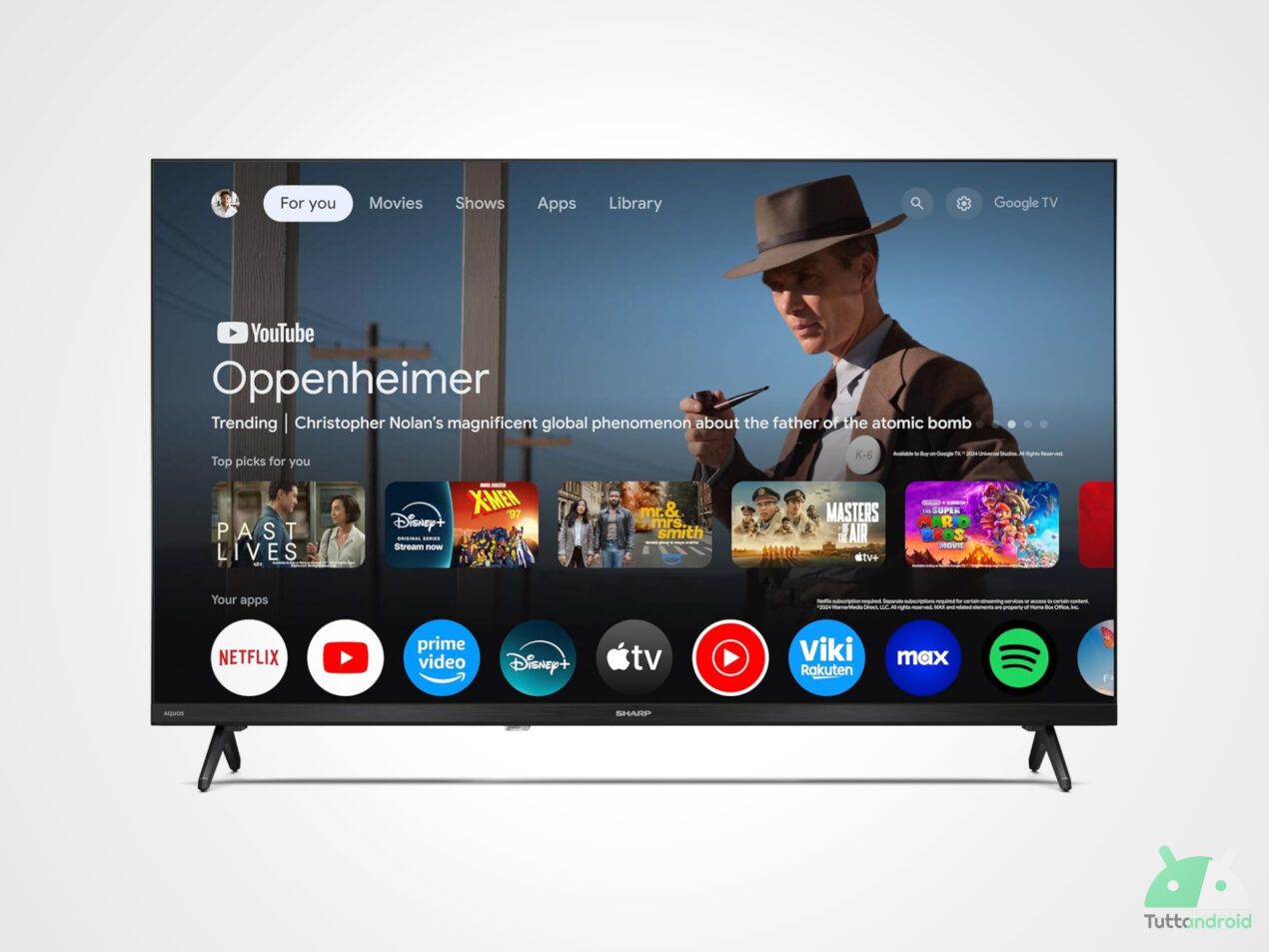 Offerta Amazon: Smart TV Sharp QLED da 32 pollici con Google TV a prezzo record