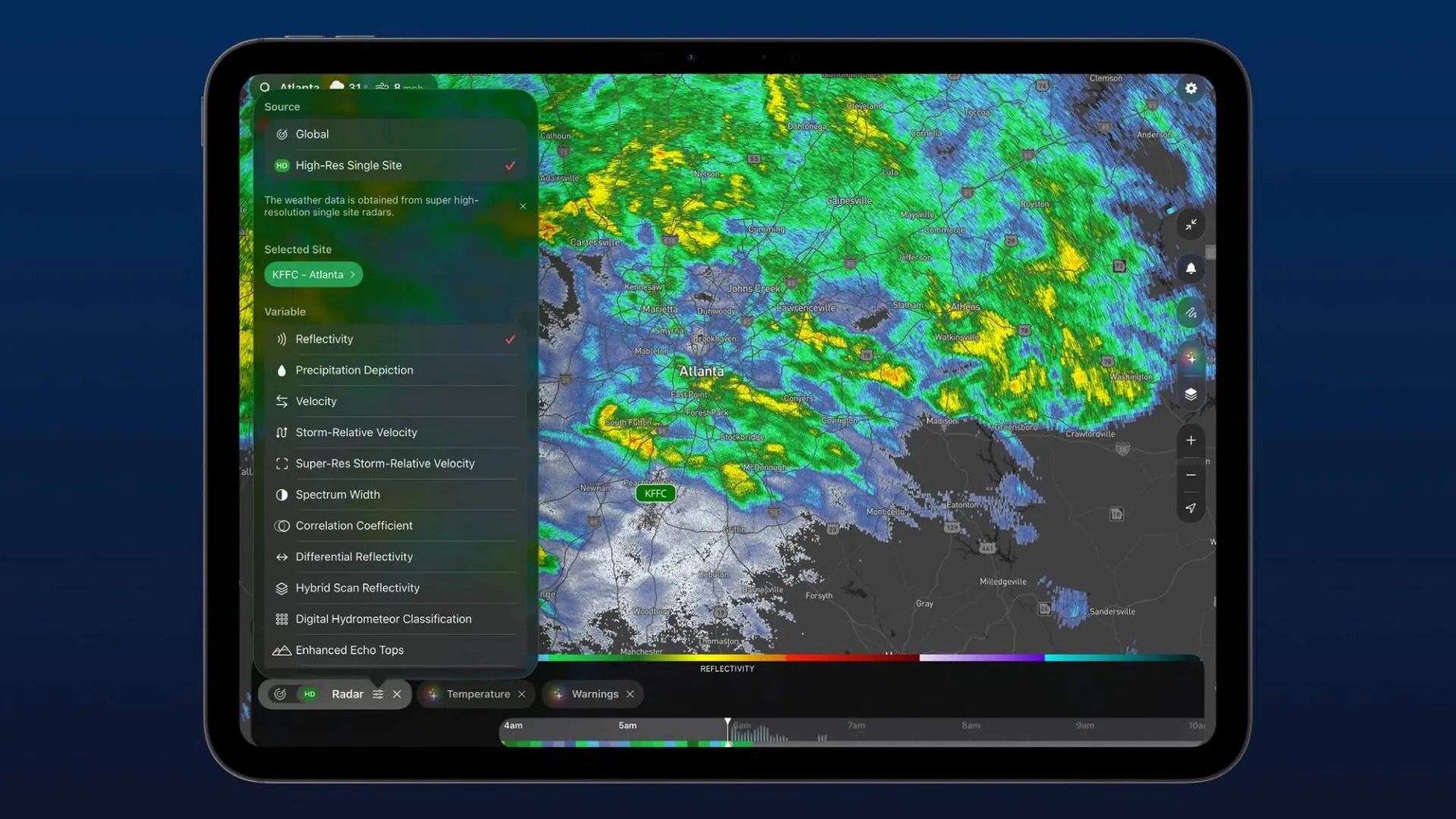 Storm radar app meteo 1