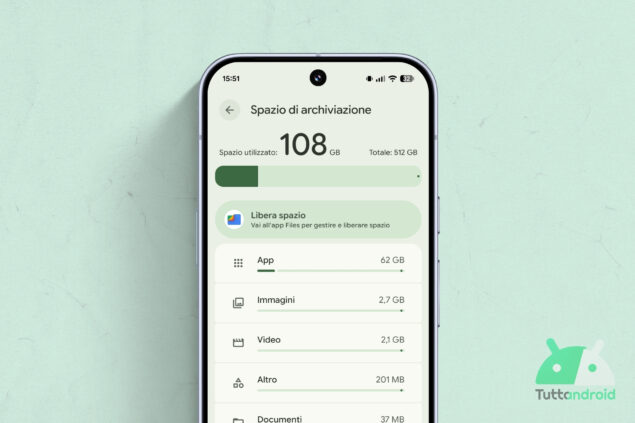 Android 16 QPR3 - Spazio di archiviazione 2026 visual hero