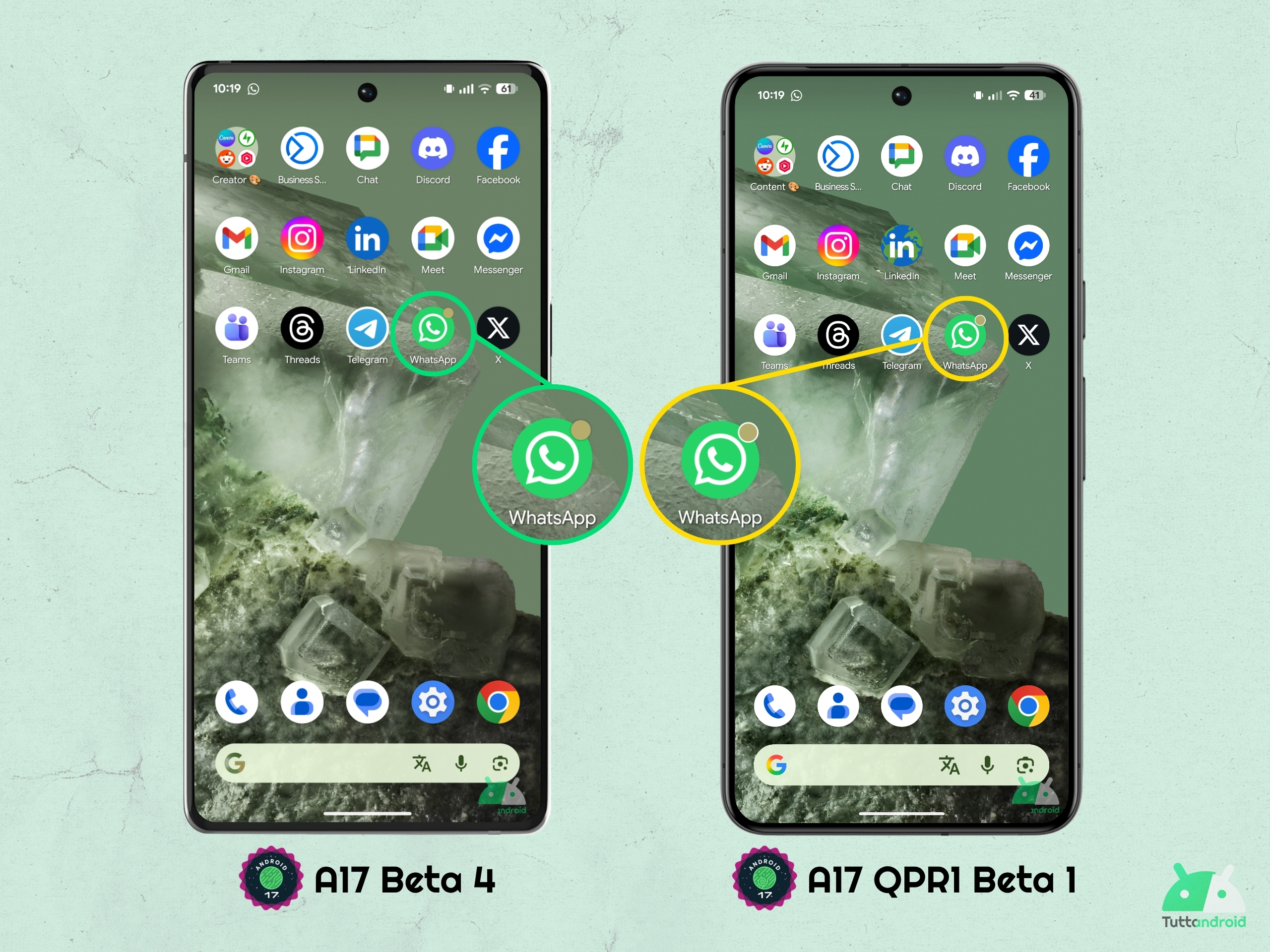 Android 17 QPR1 - Beta 1 - Indicatore di notifica