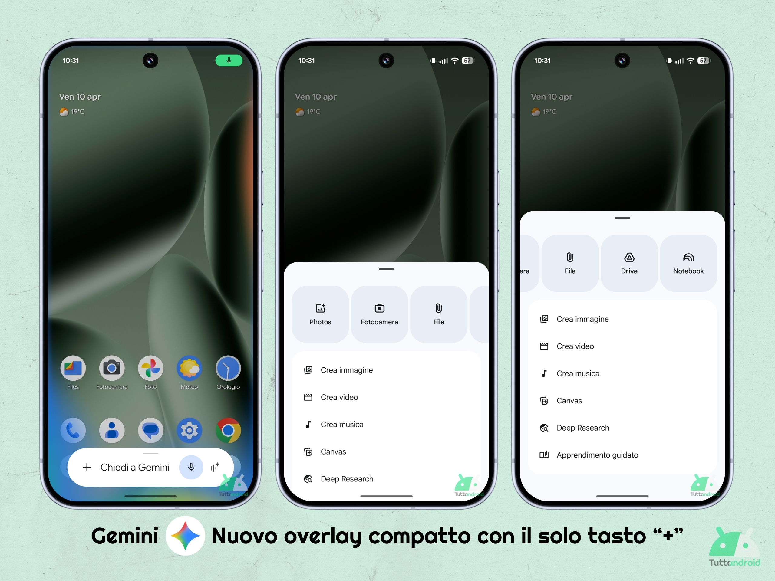 App Google v17.13.62 beta - Nuovo overlay compatto di Gemini