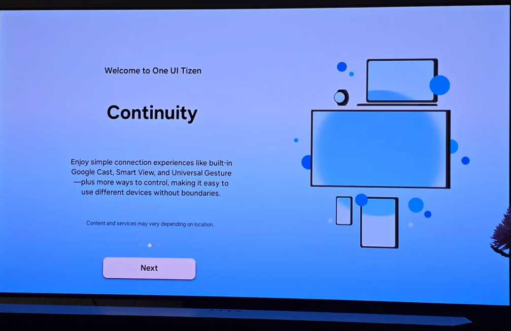 Google Cast smart TV Samsung