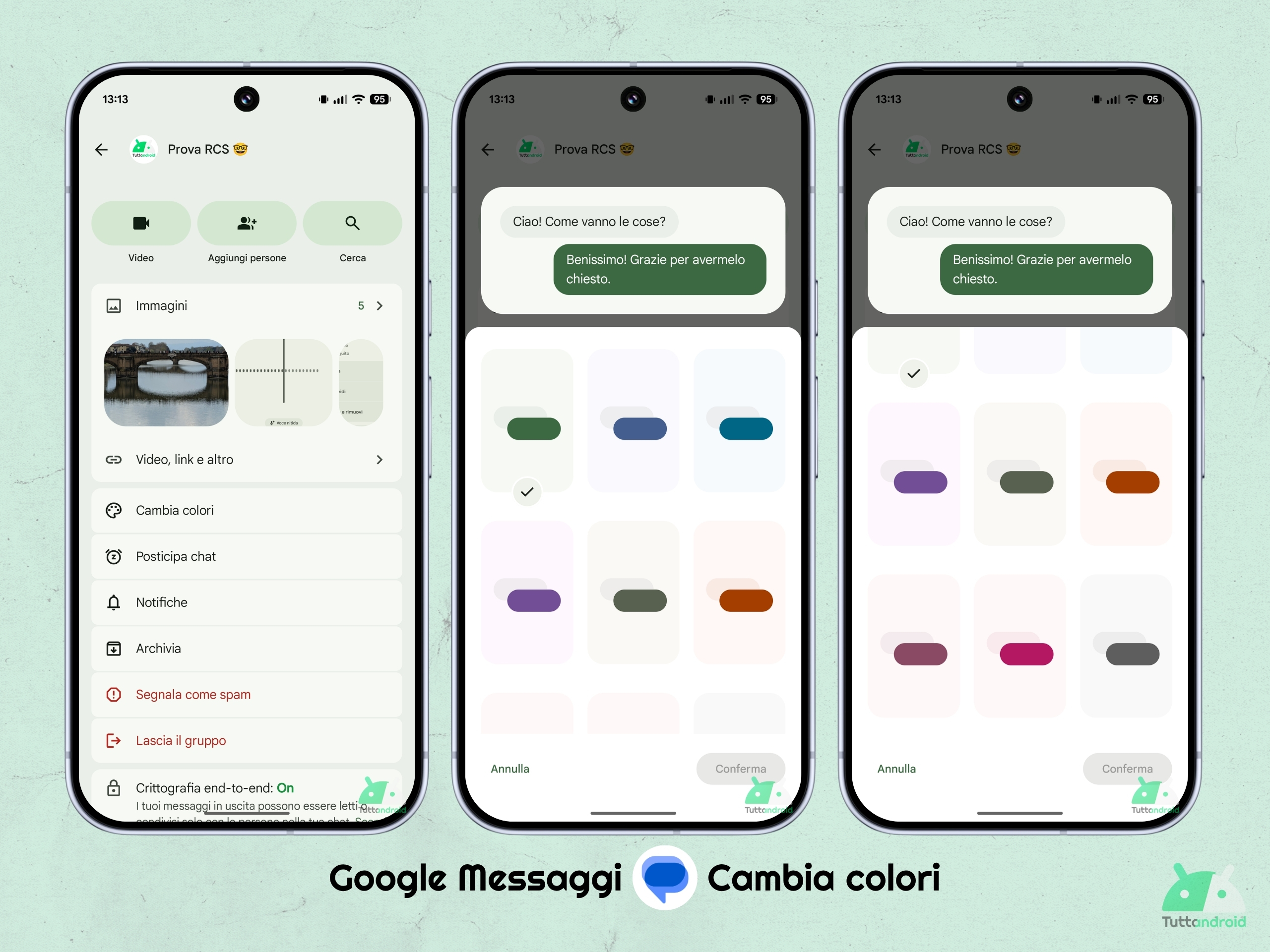 Google Messaggi v20260410 beta - Cambia colori