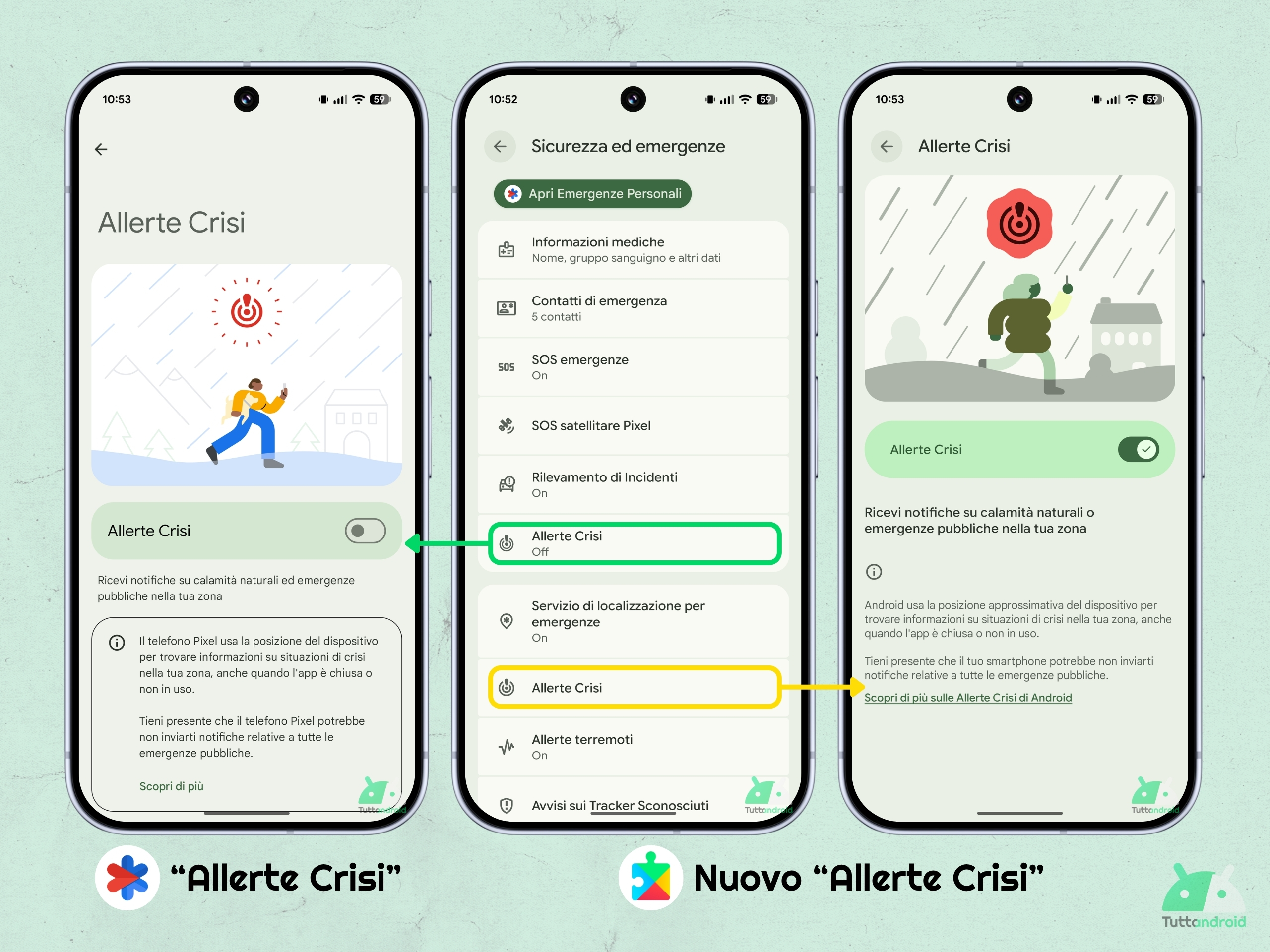 Google Play Services v26.13 beta - Allerte Crisi di Android su Pixel