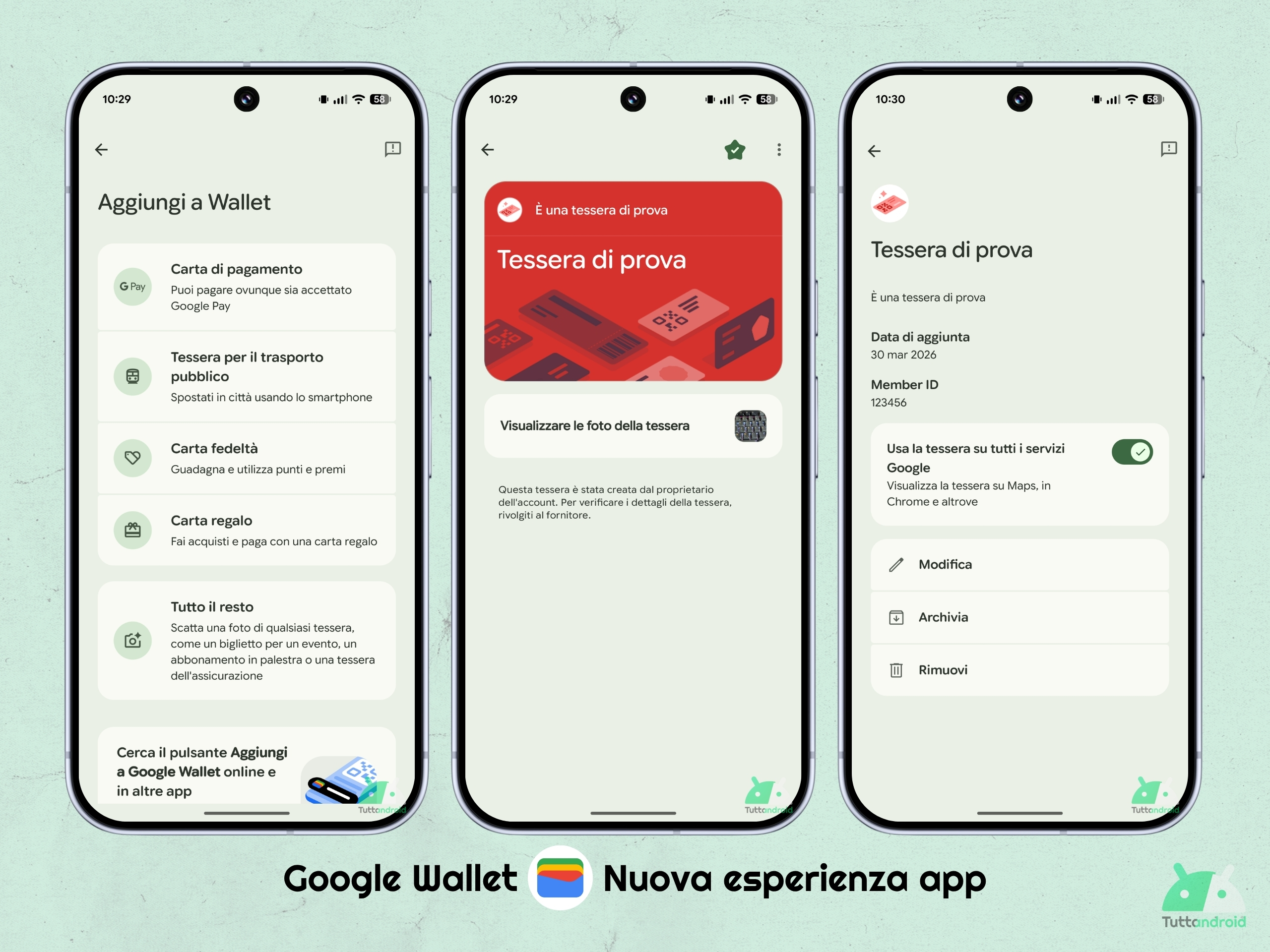 Google Wallet v26.13.895961950 - nuova esperienza app