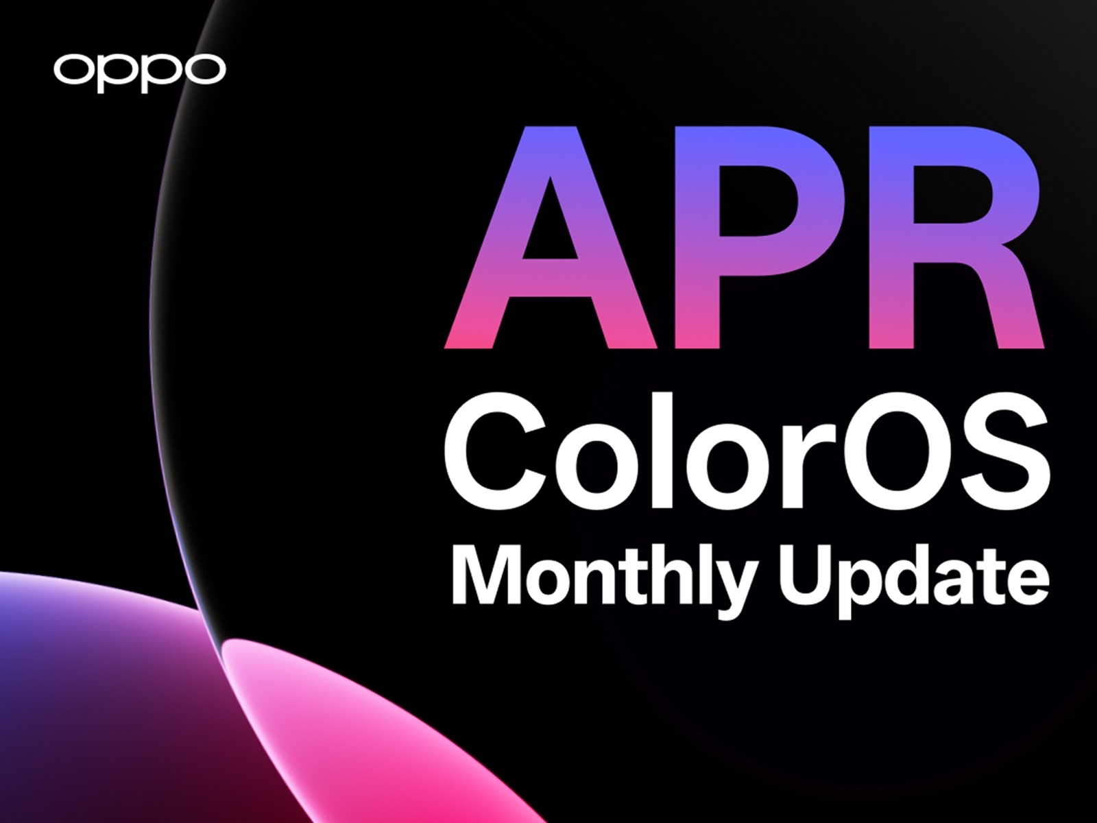 OPPO - ColorOS 16 - Aggiornamento aprile 2026 hero