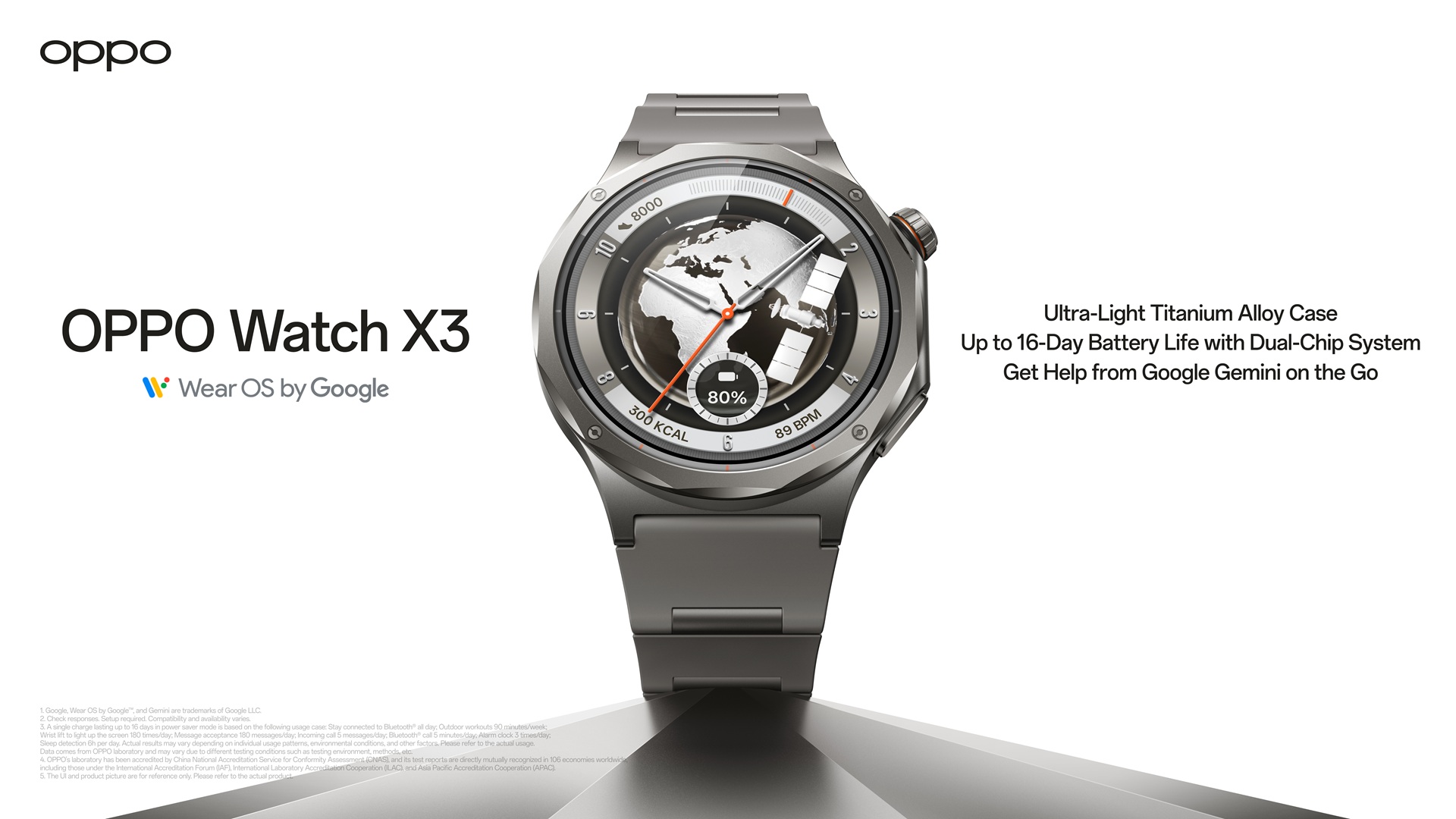 OPPO Watch X3 uff - kv Hero
