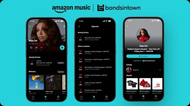 amazon music bandsintown