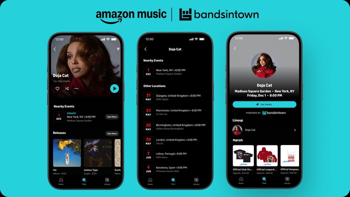 amazon music bandsintown